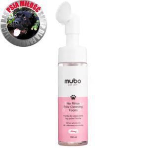 Mubo No Rinse Paw Cleaning Foam Cherry 200 ml – pianka do mycia łapek psa i kota