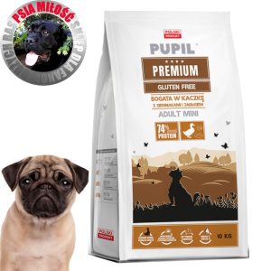 PUPIL Premium MINI bogata w kaczkę z ziemniakami i jabłkiem 10 kg - karma sucha dla psa