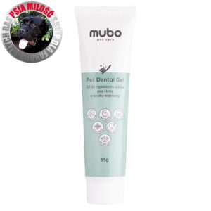 Mubo Pet Dental Gel 95g – żelowa pasta do zębów psa i kota o smaku wołowiny
