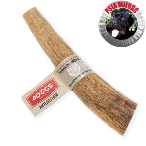 Gryzak z poroża - 4DOGS poroże jelenia HARD L 15cm