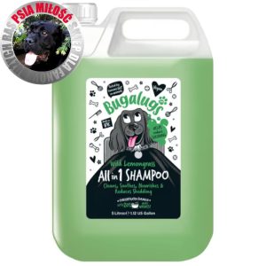 Bugalugs All in 1 Shampoo 5L - szampon z odżywką dla psa, zmniejszający wypadanie sierści, koncentrat 1:10