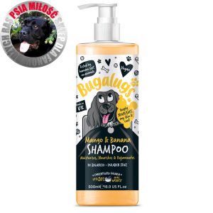 Bugalugs Mango & Banana Shampoo 500ml - odżywczo-regenerujący szampon dla psa, koncentrat 1:10