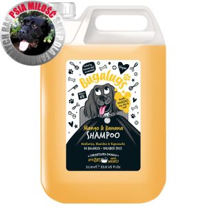 Bugalugs Mango & Banana Shampoo 5L - odżywczo-regenerujący szampon dla psa, koncentrat 1:10