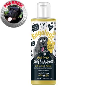 Bugalugs Medi Fresh Shampoo 250ml - szampon przeciwświądowy dla psa, z owsem i olejkami eterycznymi