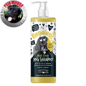 Bugalugs Medi Fresh Shampoo 500ml - szampon przeciwświądowy dla psa, z owsem i olejkami eterycznymi