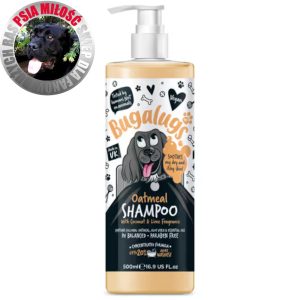 Bugalugs Oatmeal Shampoo - owsiany szampon dla psa łagodzący podrażnienia, koncentrat 1:10 - 500ml