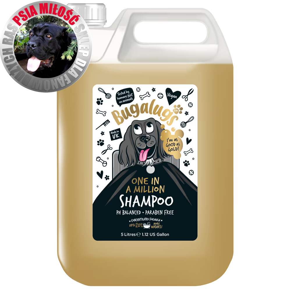 Bugalugs One in a Million Shampoo 5L - perfumowany szampon dla psa, koncentrat 1:10