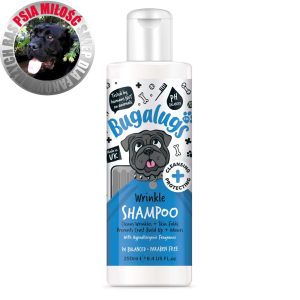 Bugalugs Wrinkle Shampoo - szampon z chlorheksydyną dla psa i kota, do pielęgnacji fałdów skórnych - 250ml
