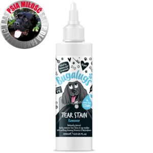 Bugalugs Tear Stain Remover 200ml - delikatny płyn do usuwania przebarwień pod oczami psa
